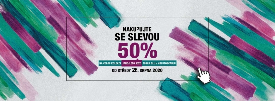 Nakupujte se slevou 50%!