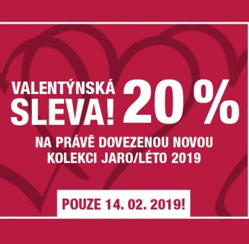 Valentýnská sleva!