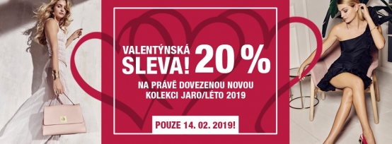 Valentýnská sleva!